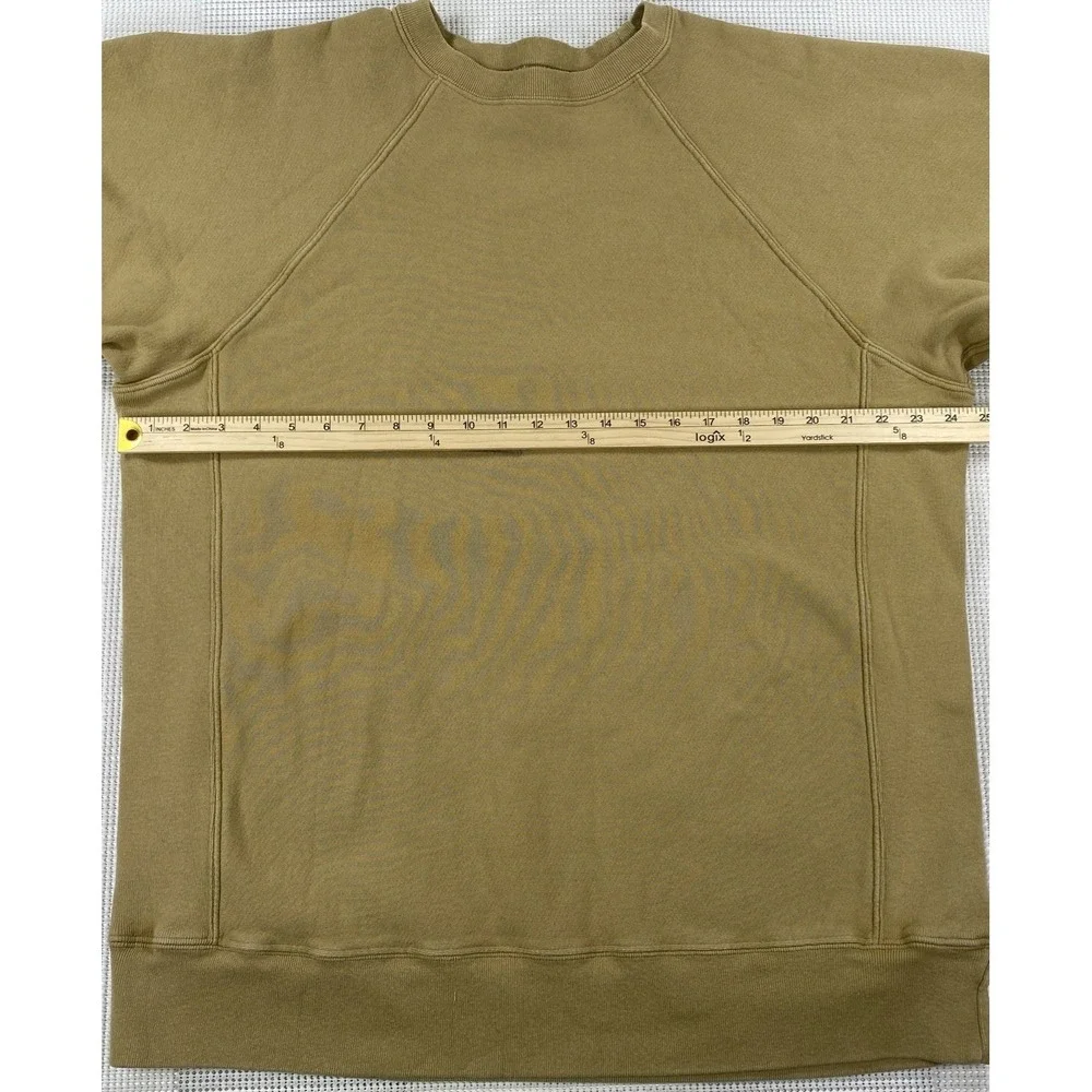 PAA Crewneck Sweatshirt Cotton French Terry Beige USA‎ Men's XXL